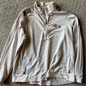 Denver Broncos half zip light pullover jacket-women